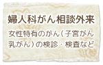 婦人科がん相談外来 乳がん・子宮がんなどの検診、検査等
